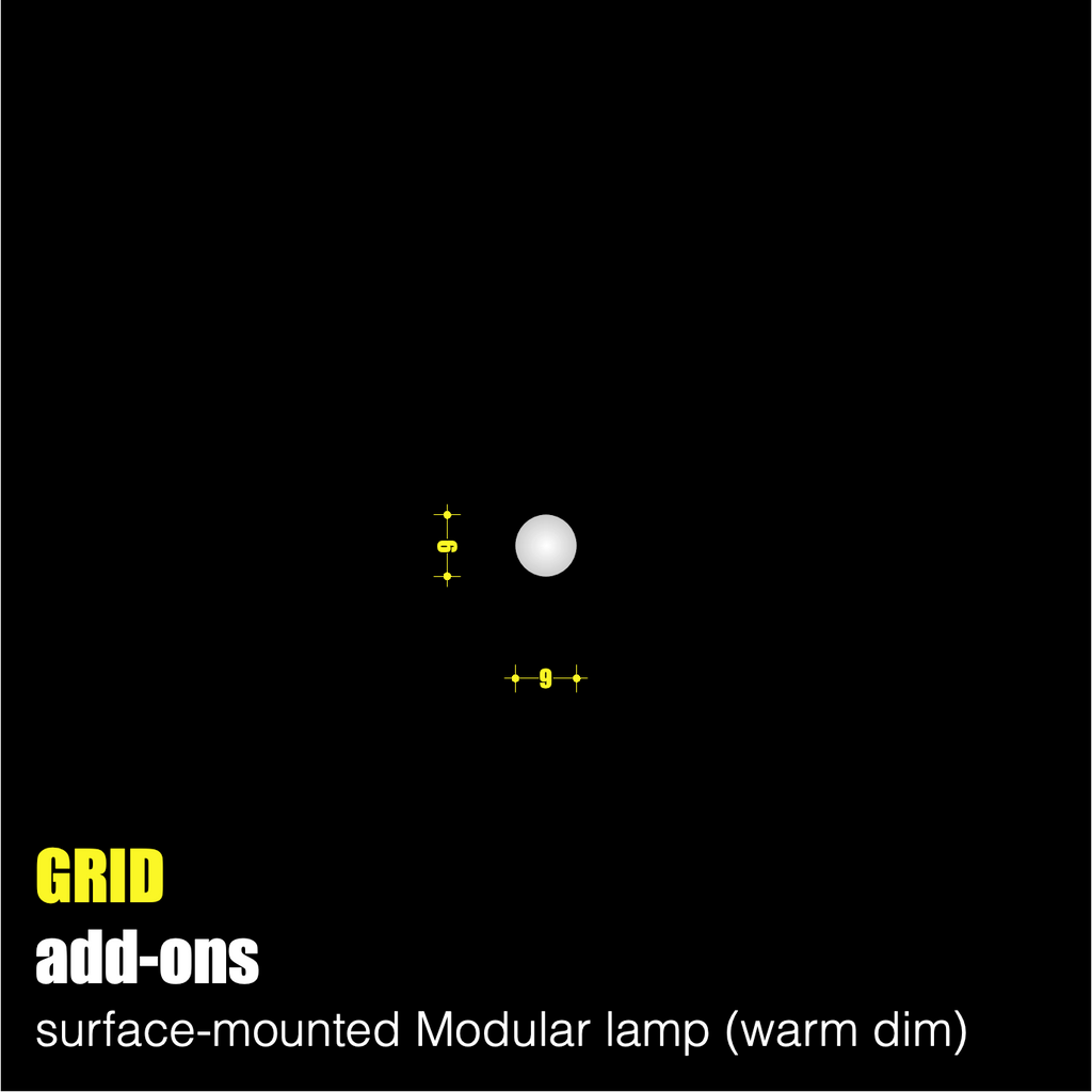 Surface-Mounted Modular Lamp