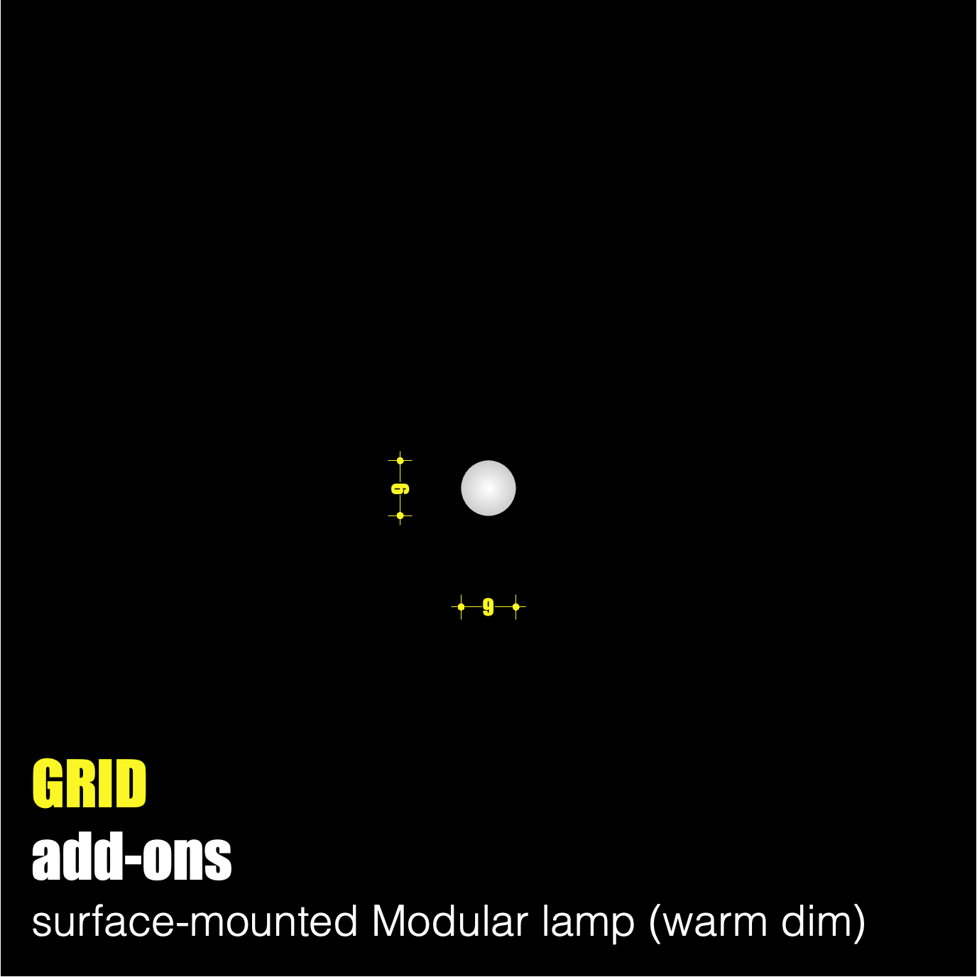 Surface-Mounted Modular Lamp