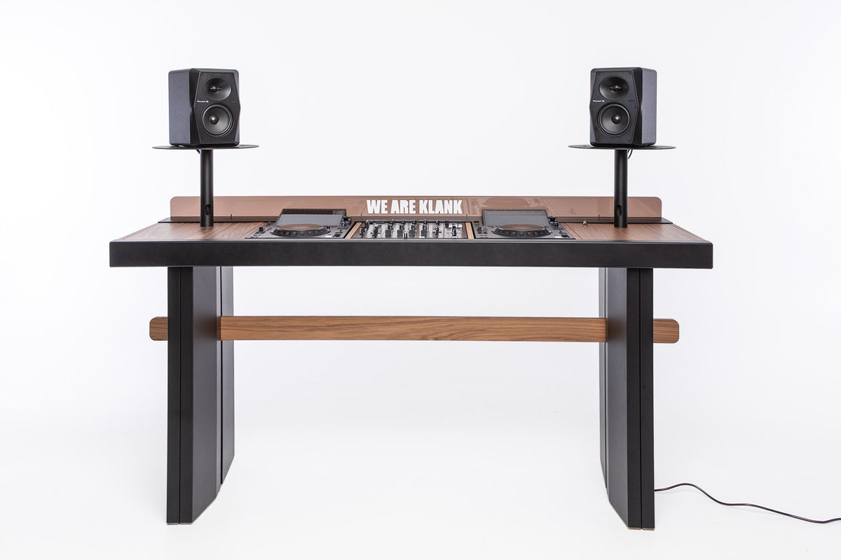 LOOP DJ booth by We Are Klank in solid walnut