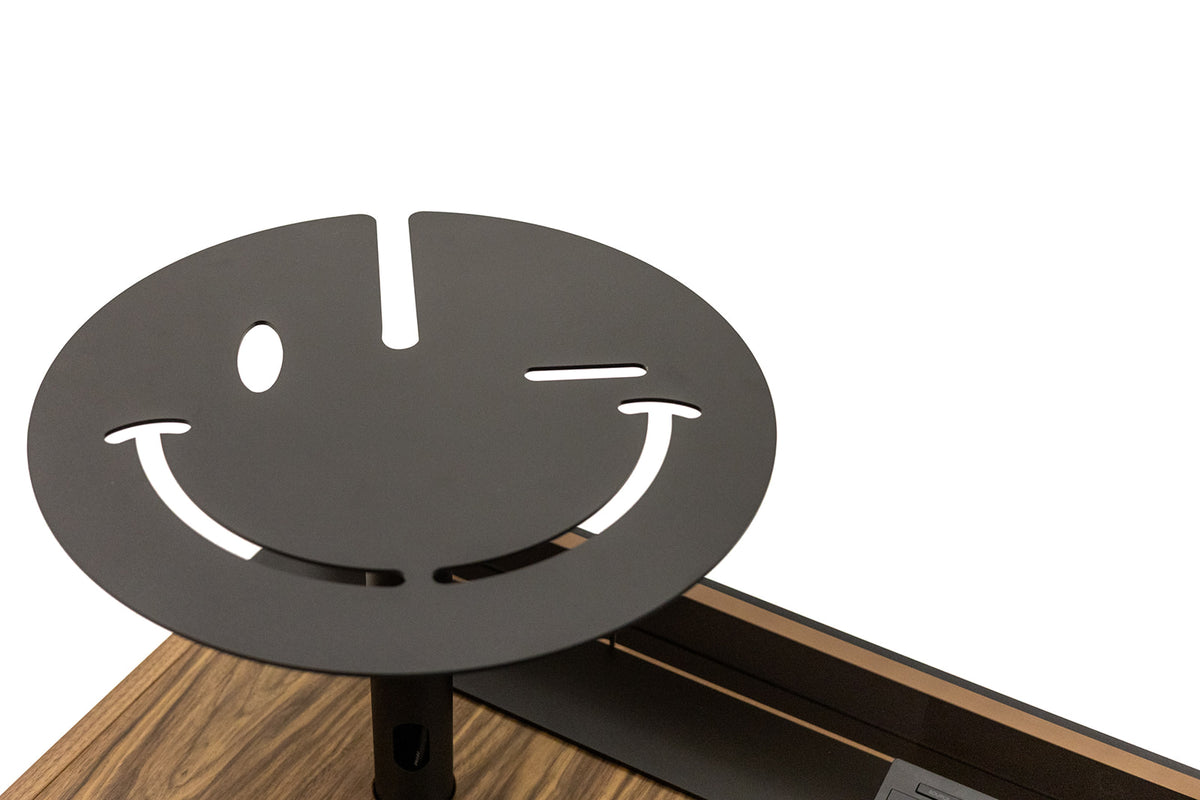 The smiley monitor stand